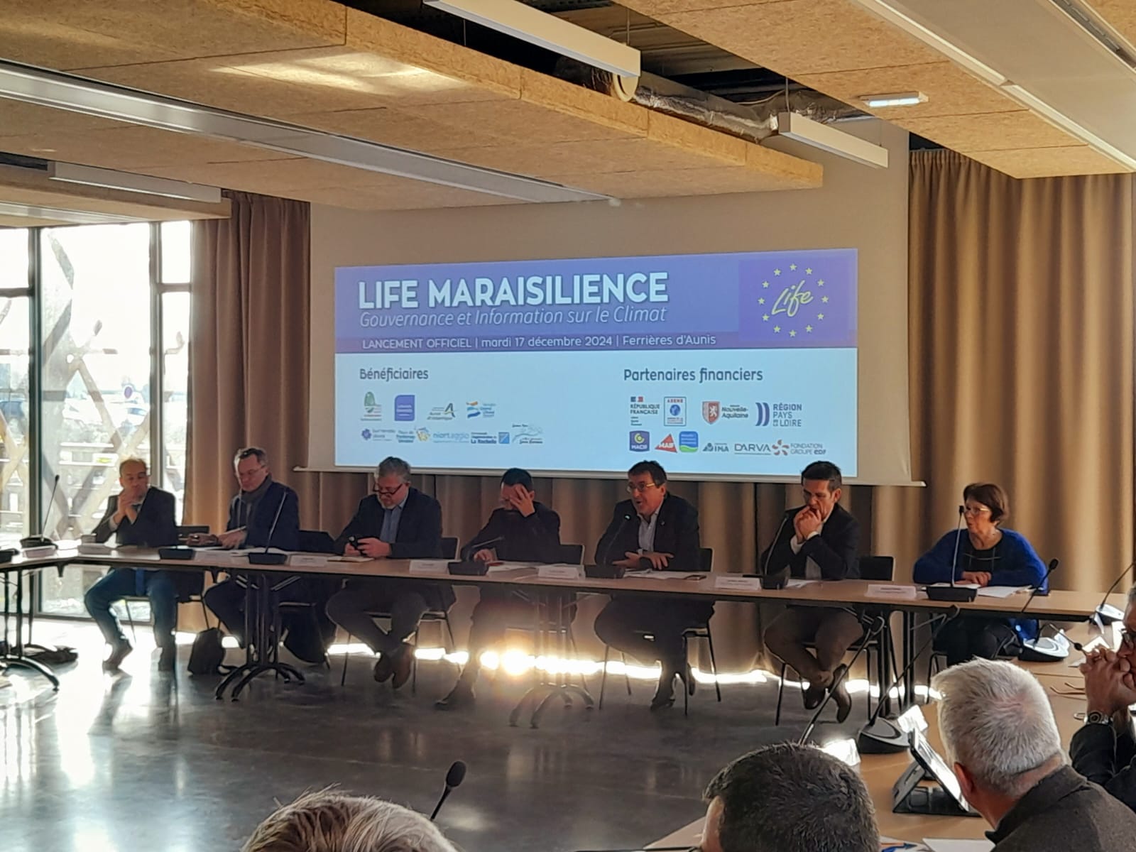 Photo du premier comité de pilotage en décembre 2024